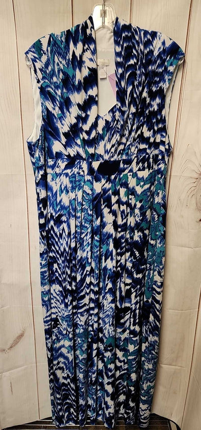 Chico's Women's Size 3 = US XL Blue Dress
