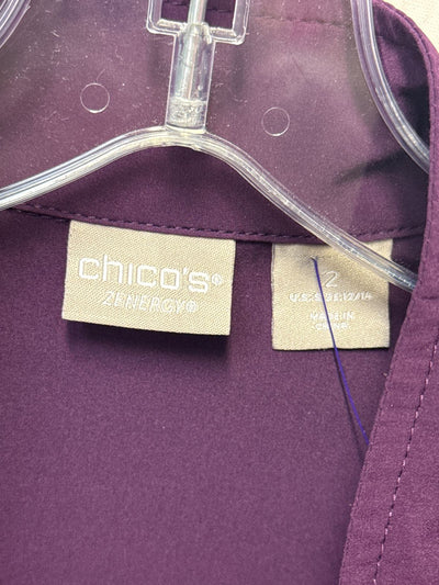 Chico's Women's Size 2 = US L Purple Jacket