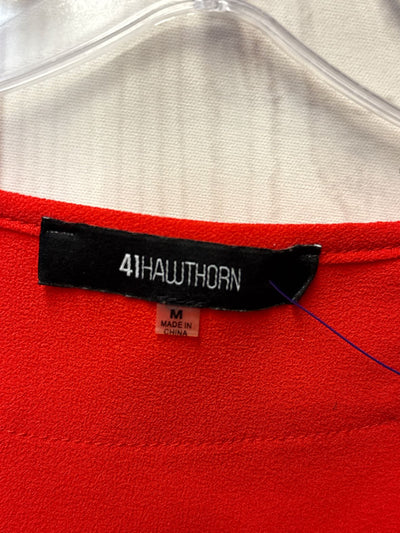 41 Hawthorn Women's Size M Red 3/4 Sleeve Top