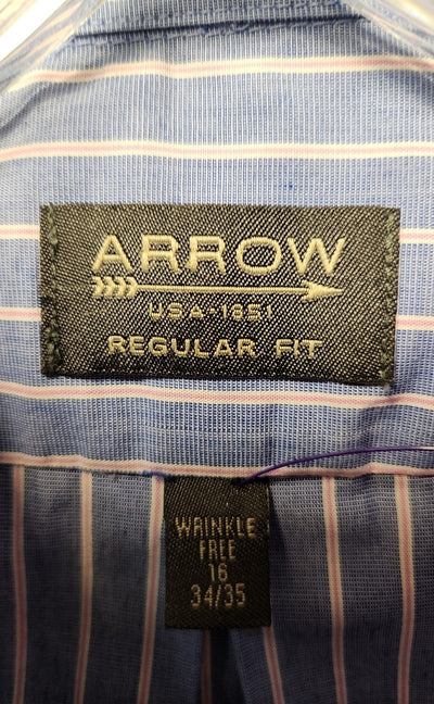 Arrow Men's Size L Blue Shirt