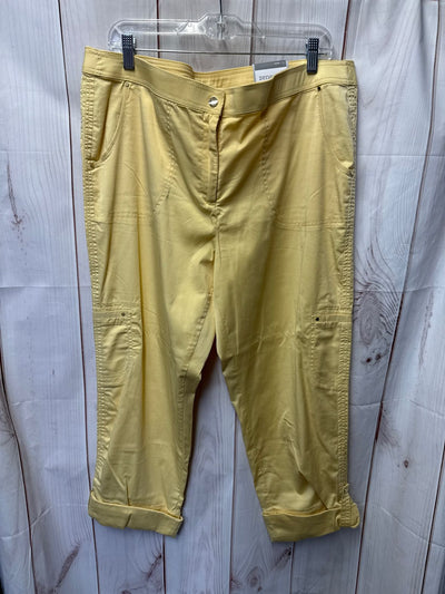 Zenergy - Chico's Women's Size 3 = US 16 Yellow Pants