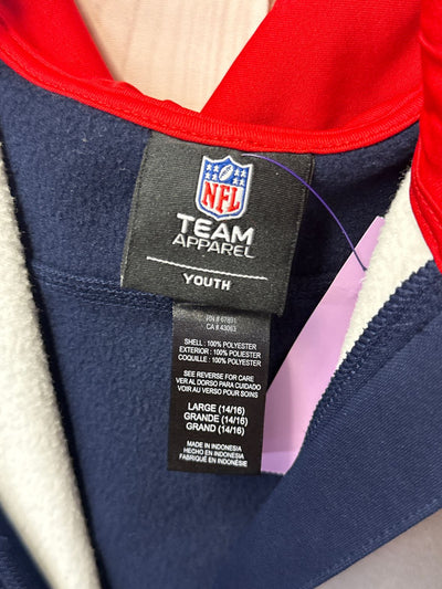 Patriots Boy's Size 14/16 Gray Jacket