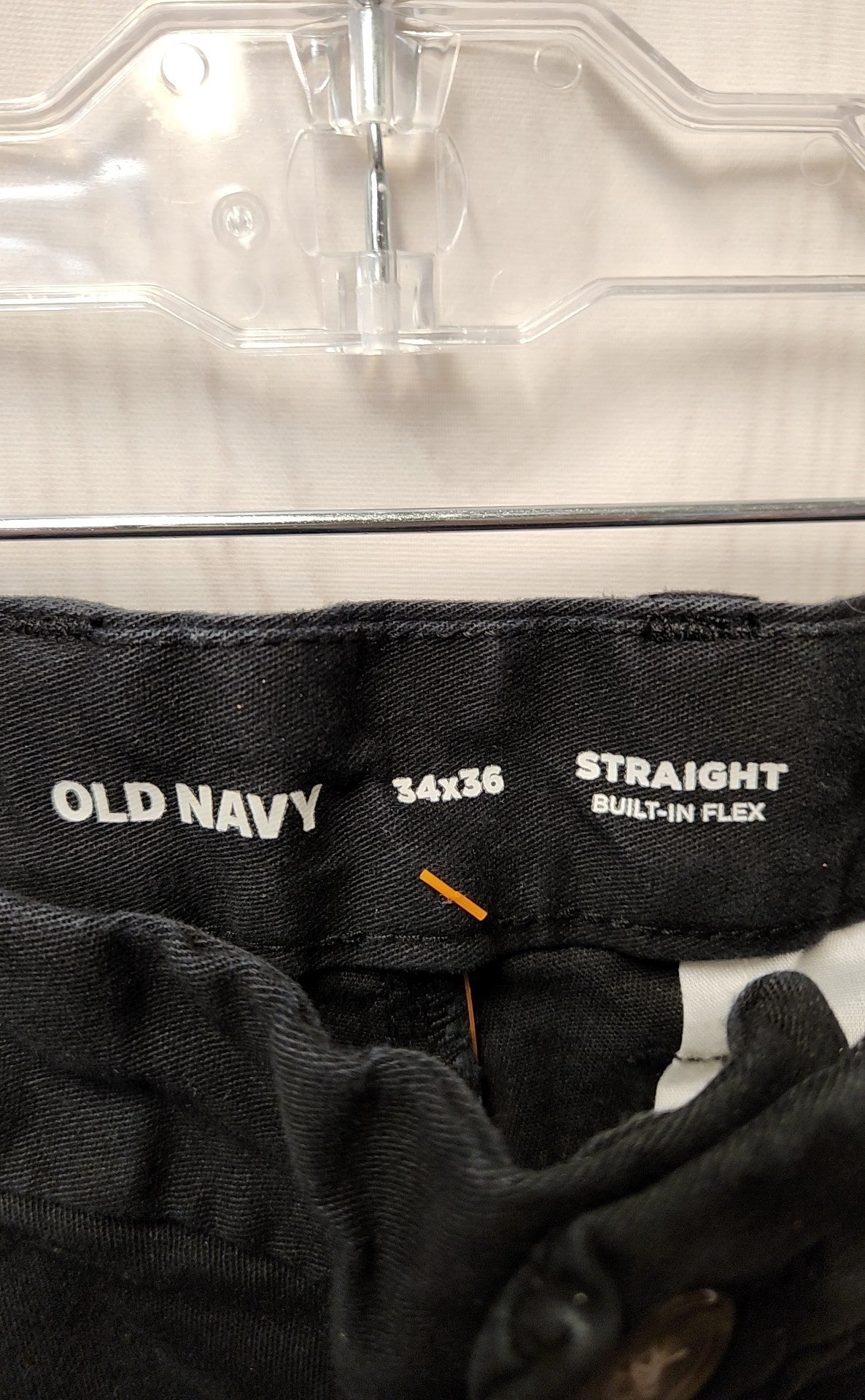 Old Navy Men's Size 34x36 Black Pants Straight