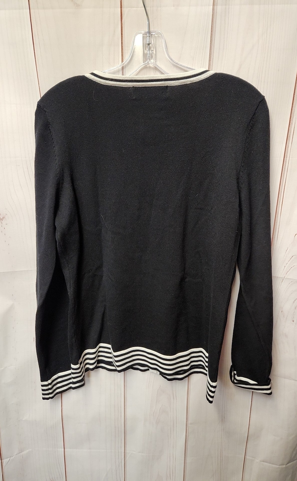 Karen Scott Women's Size M Black Cardigan