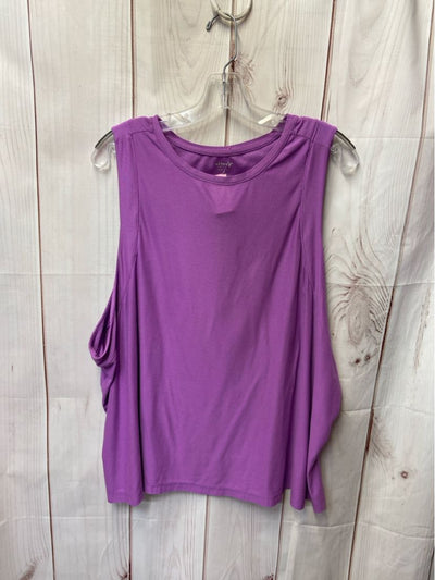 Old Navy Women's Size 2X Purple Sleeveless Top