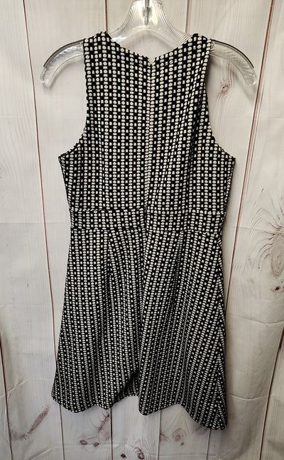 Loft Women's Size 4 Petite Black & Beige Dress