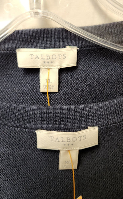 Talbots Women's Size XL Navy Sweater Set