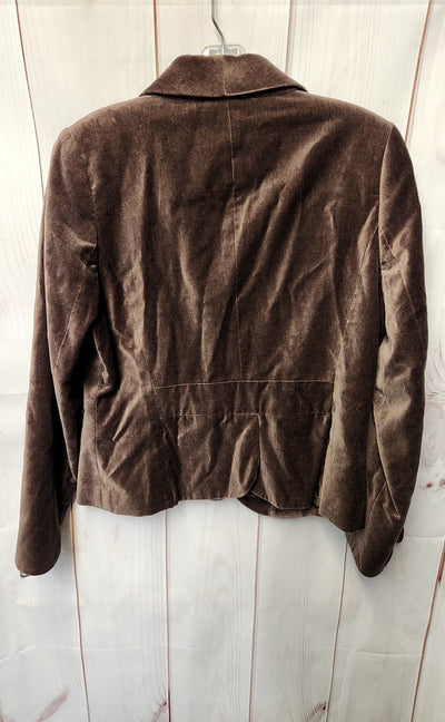 Apostrophe Women's Size 8 Petite Brown Jacket