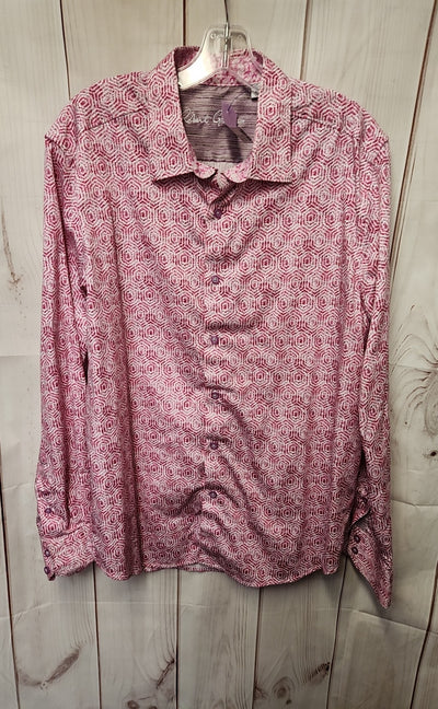 Robert Graham Men's Size XL Pink Shirt