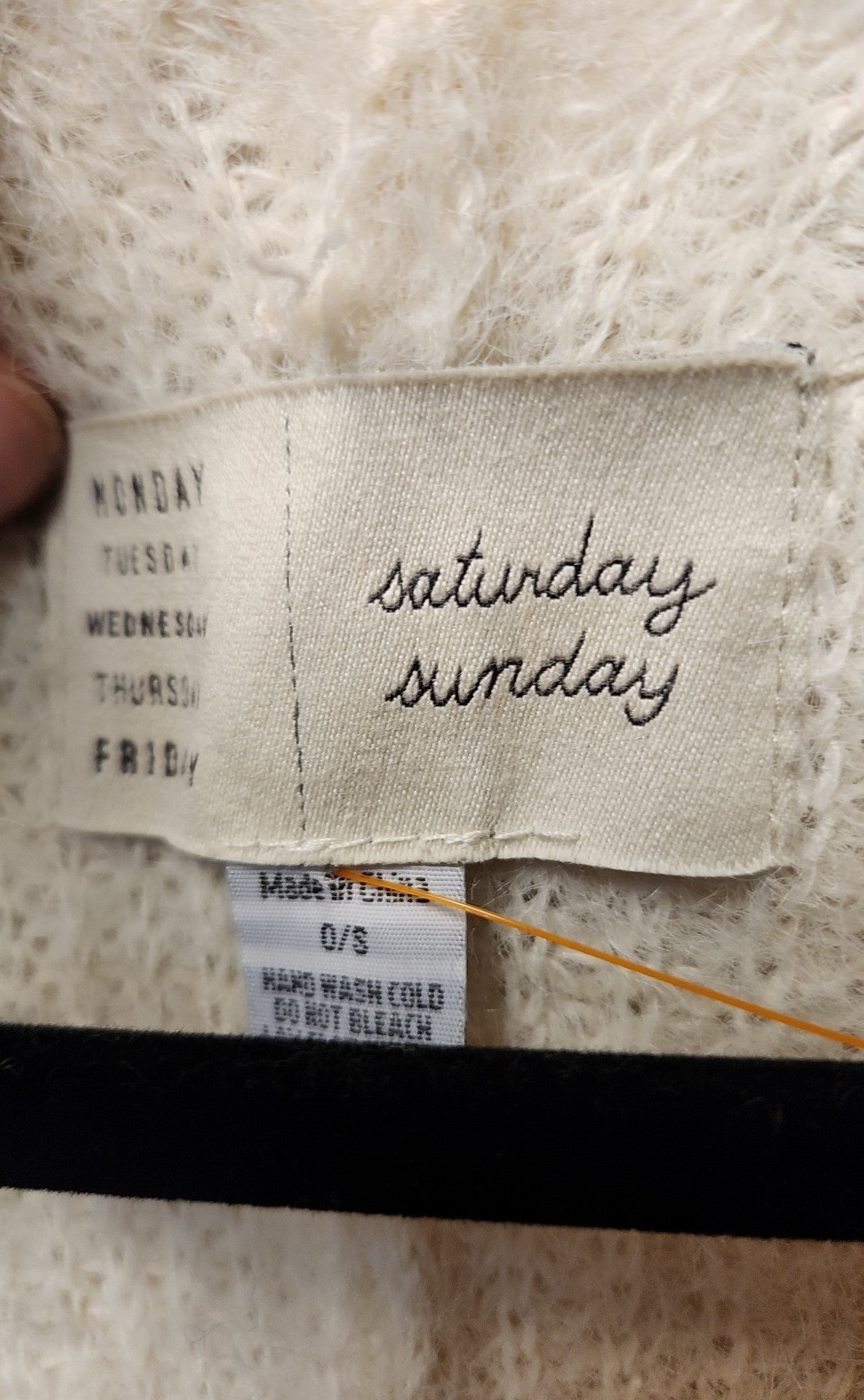 Saturday Sunday Women's Size One Size White Cardigan