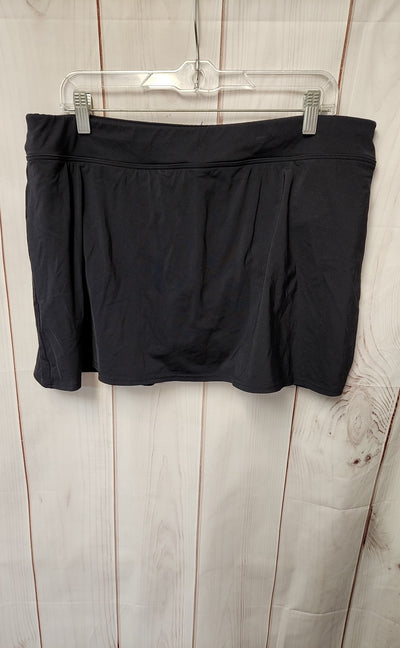 Lands End Women's Size 18 Black Swim Bottom