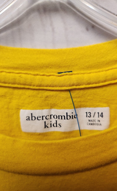 abercrombie Boy's Size 14 Yellow Shirt