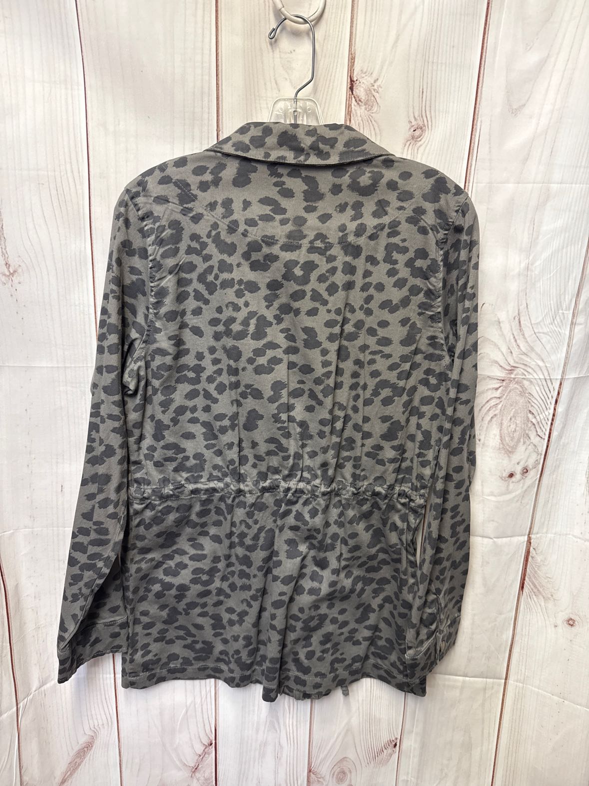 Knox Rose Women's Size M Gray Animal Print Jacket