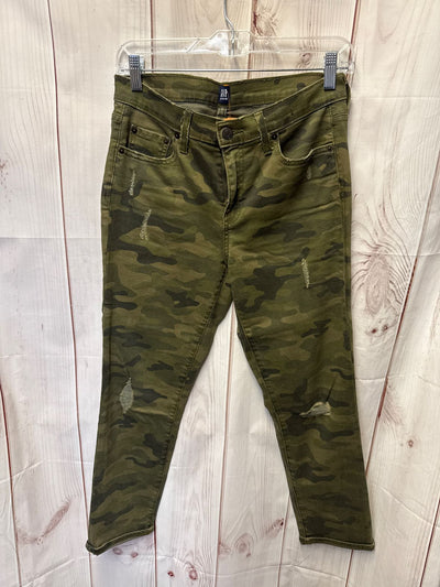 Gap Women's Size 27 (3-4) Green Camo Pants Best Girlfriend
