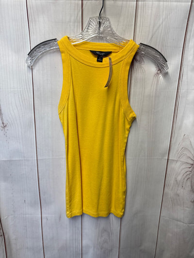 Simply Vera Women's Size S Yellow Sleeveless Top