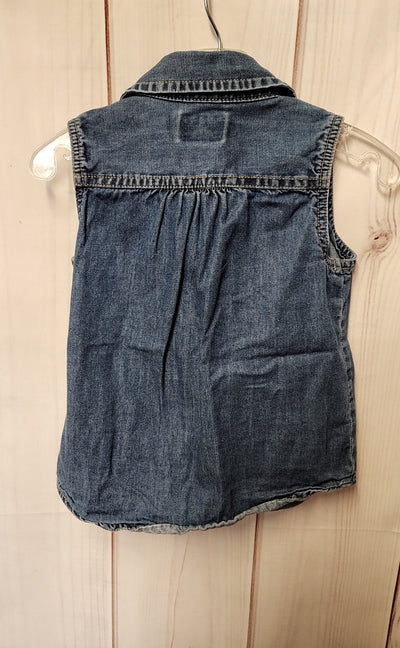 Osh Kosh Girl's Size 3 Blue Vest