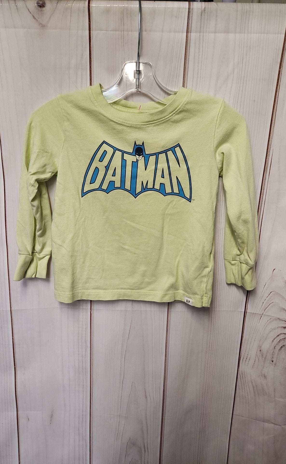 Gap DC Batman Boy's Size 3 Green Shirt