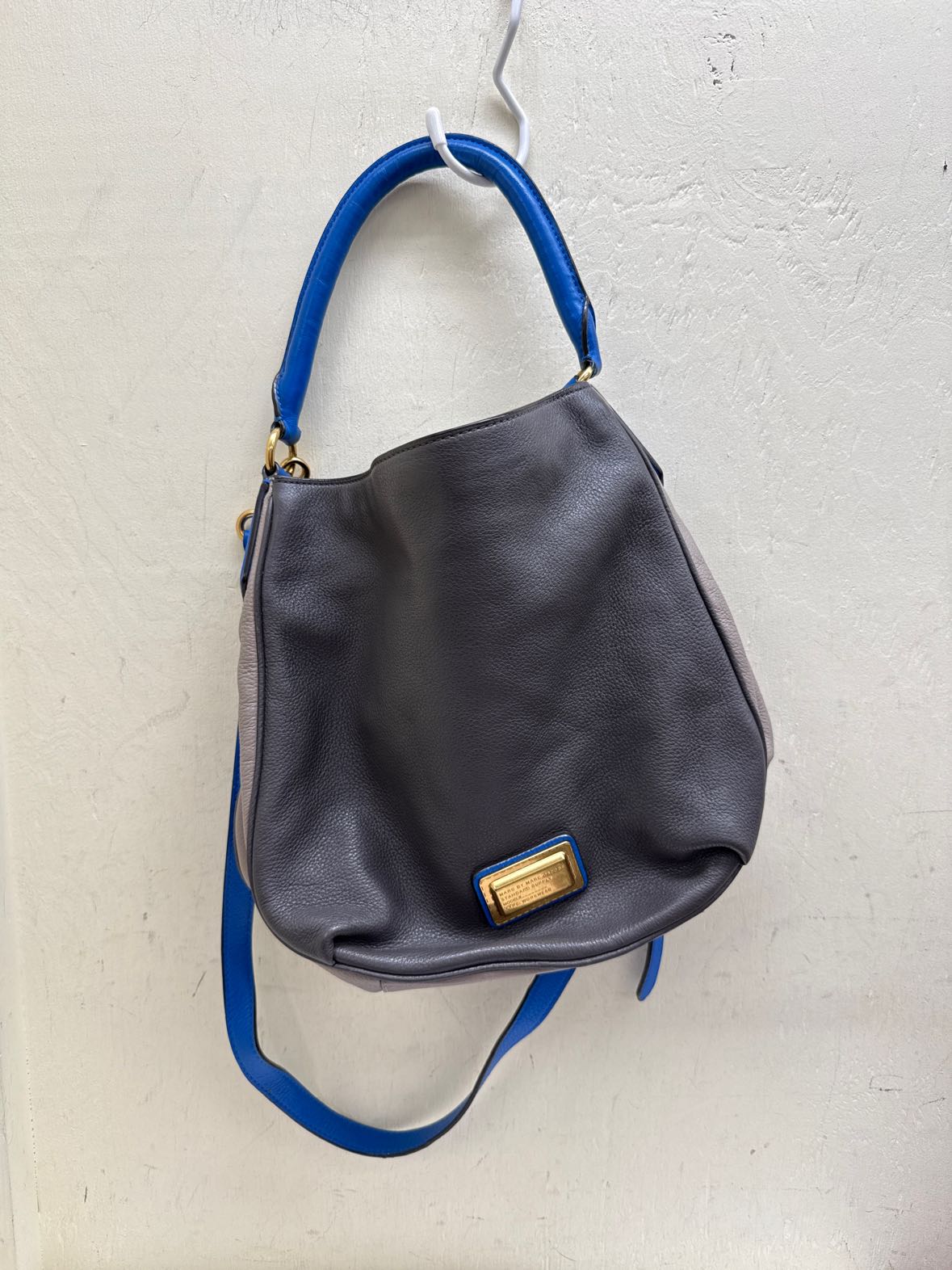 Marc by Marc Jacobs Gray Leather Purse Bag