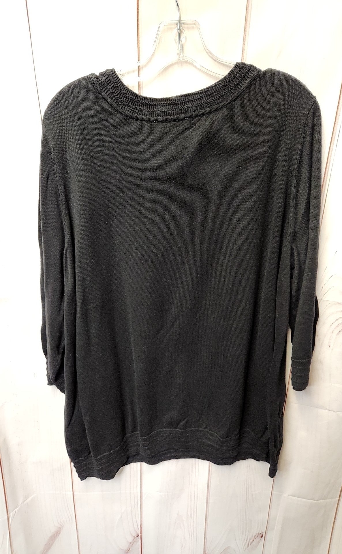 Isaac Mizrahi Live Women's Size 2X Black Sweater