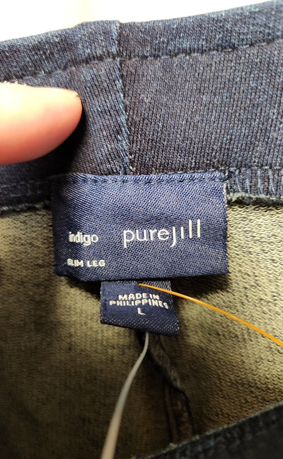 NWT Pure Jill Women's Size L Blue Pants
