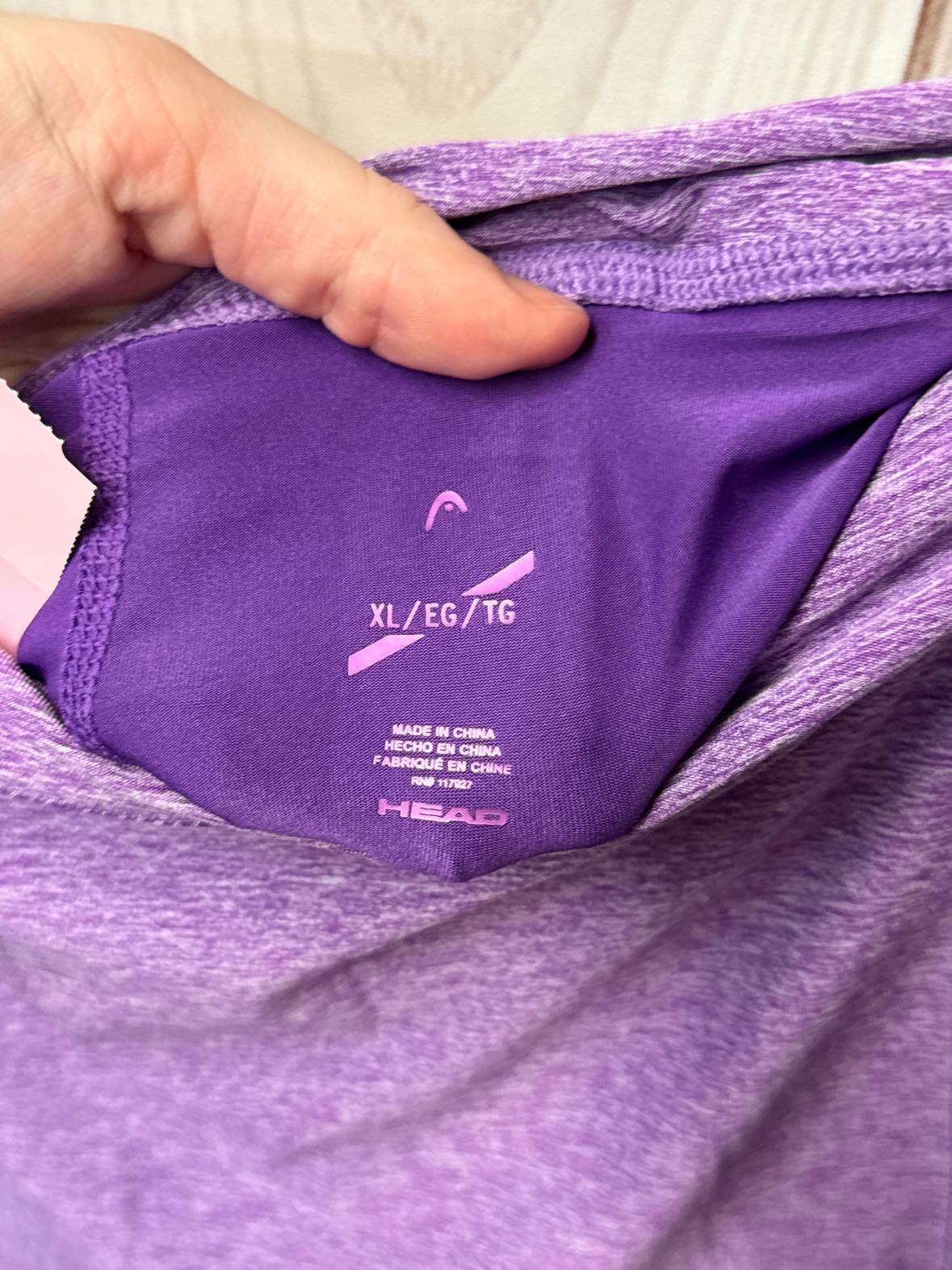 Head Women's Size XL Purple Skorts