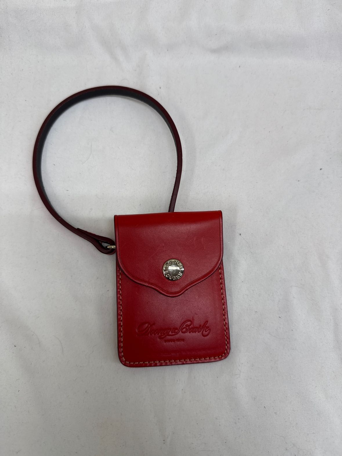 Dooney & Bourke Red Leather Card Holder