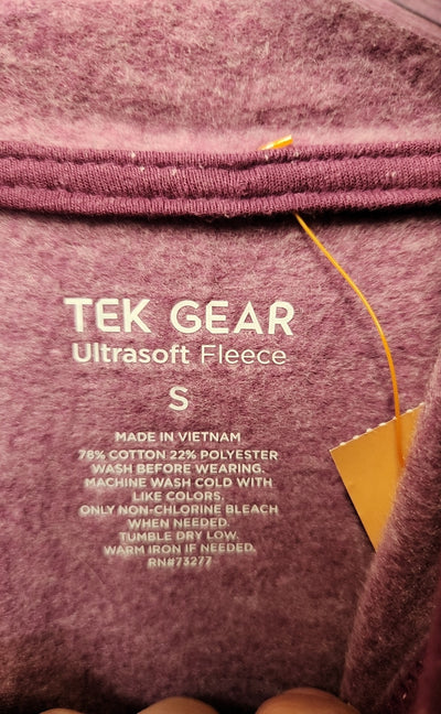 NWT Tek Gear Women's Size S Purple Hoodie