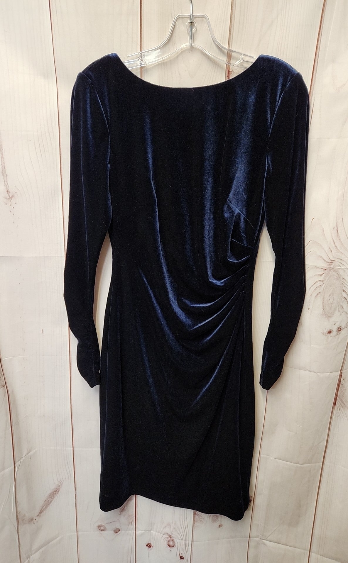 Vince Camuto Women's Size 6 Navy Velour Dress
