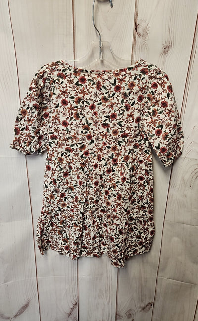 Old Navy Girl's Size 6/7 White & Red Dress