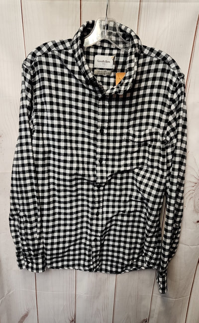 Goodfellow Men's Size L Black & White Shirt