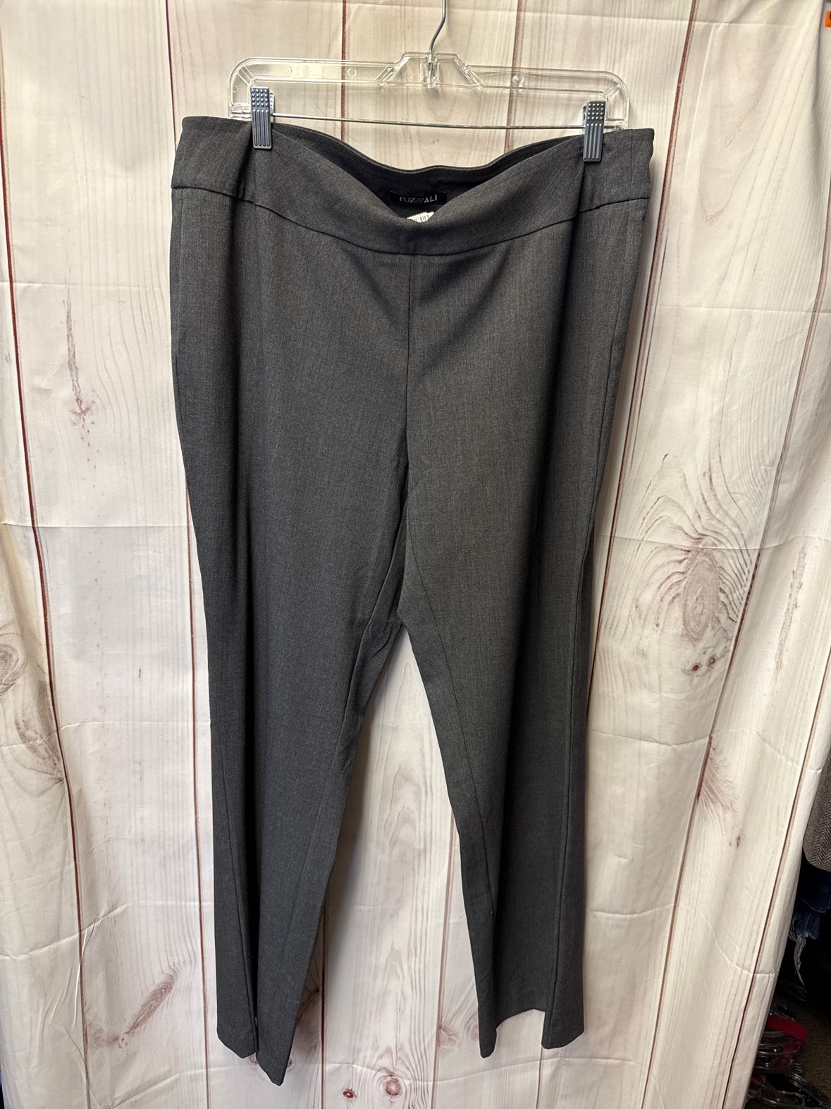 Roz & Ali Women's Size 14 Gray Pants