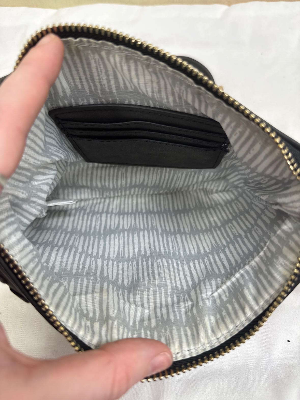 Gray Purse Bag