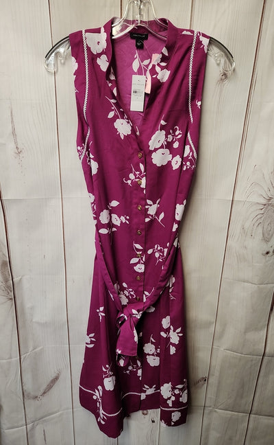NWT Ann Taylor Women's Size 4 Pink Floral Dress