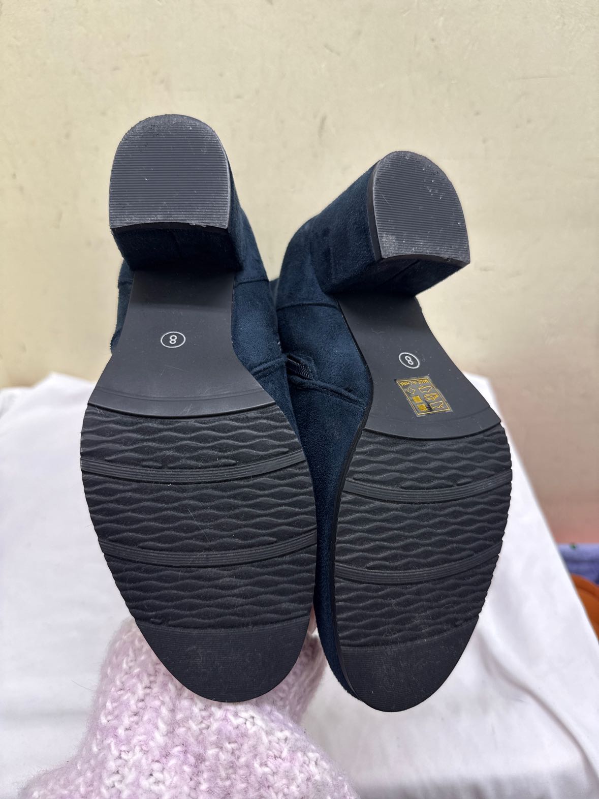 Dream Pairs Women's Size 8 Blue Boots Shoes