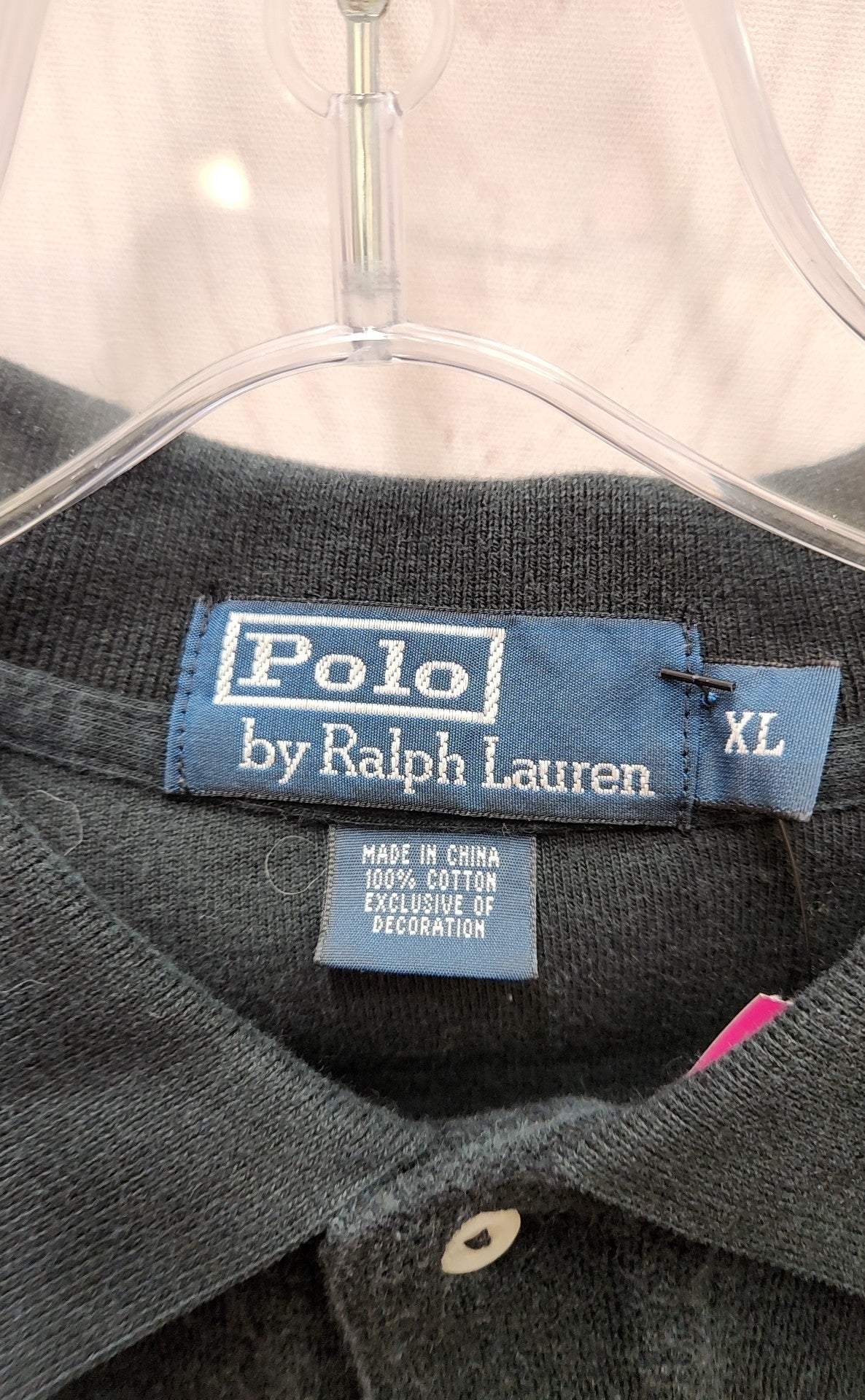 Polo by Ralph Lauren Men's Size XL Black Shirt