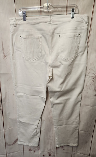 Chico's Women's Size 3 = US 16 White Pants