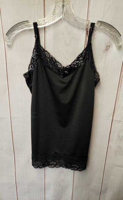 White House Black Market Women's Size M Black Sleeveless Top