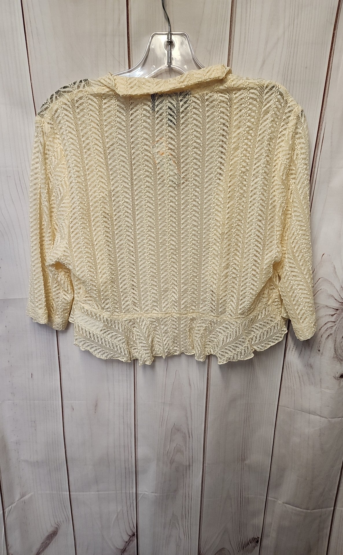 Connected Women's Size 10 Cream Cardigan
