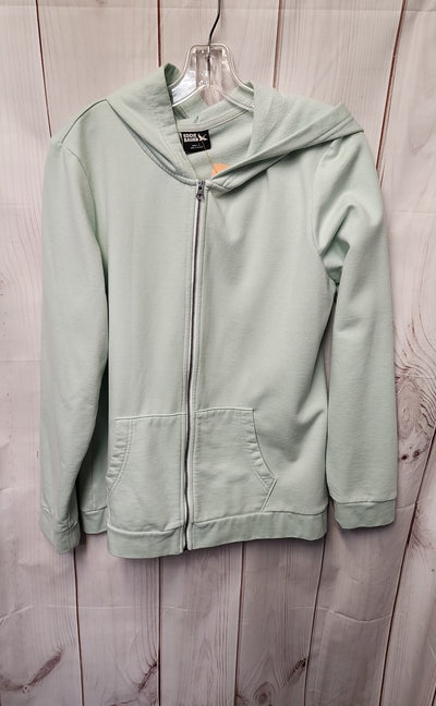 Eddie Bauer Women's Size L Mint Full Zip Hooded Sweatshirt