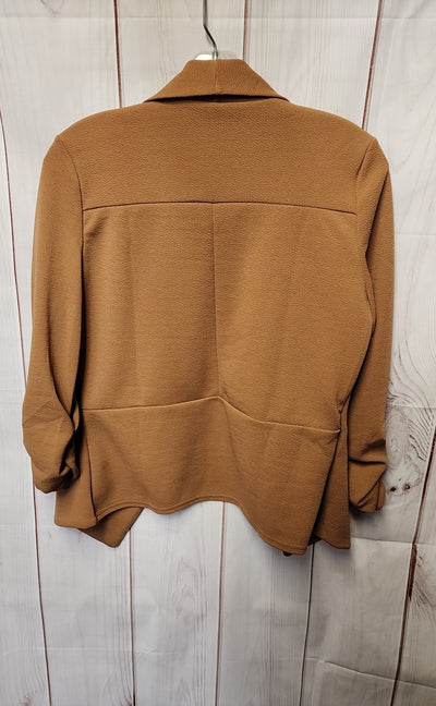 Lock & Love Women's Size M Brown Cardigan