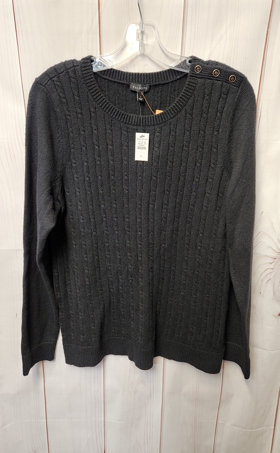 NWT Talbots Women's Size L Black Sweater