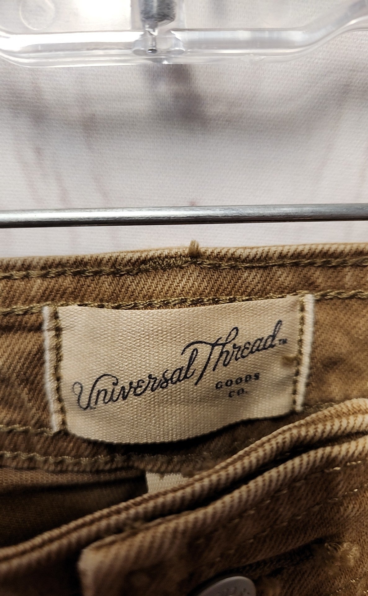 NWT Universal Thread Women's Size 30 (9-10) Tan Jeans Sailor Wide Leg