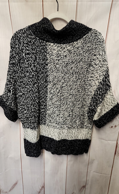 Chico's Women's Size 2 = US L White & Black Cardigan