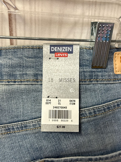 NWT Denizen Levis Women's Size 34 (18/1X) Blue Jeans Modern Skinny Crop