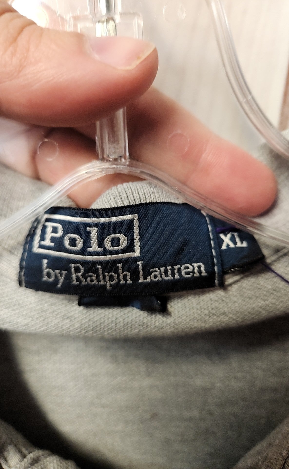 Polo by Ralph Lauren Men's Size XL Gray Shirt
