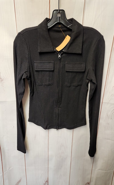 Commense Women's Size L Black Long Sleeve Top