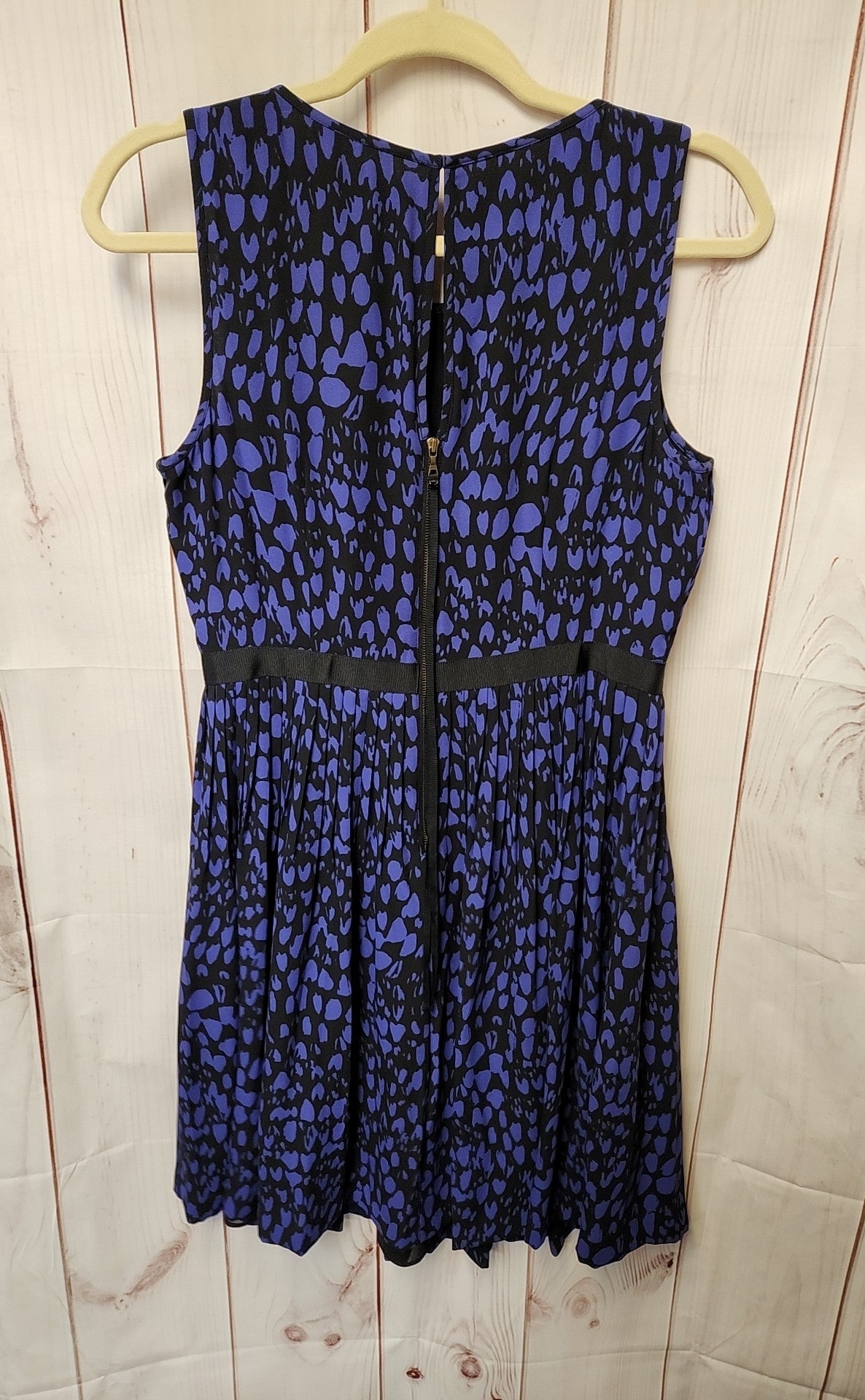Loft Women's Size 6 Black & Blue Dress