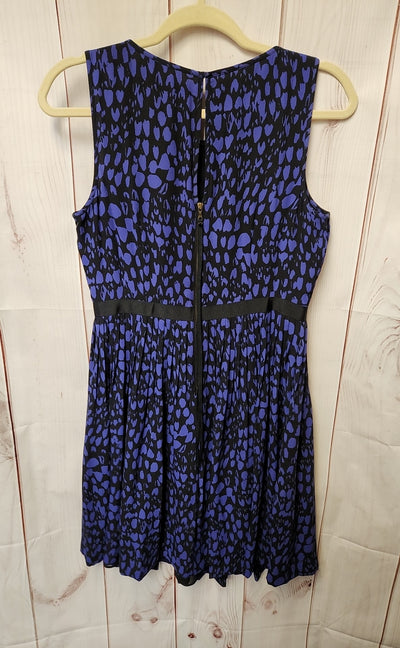 Loft Women's Size 6 Black & Blue Dress