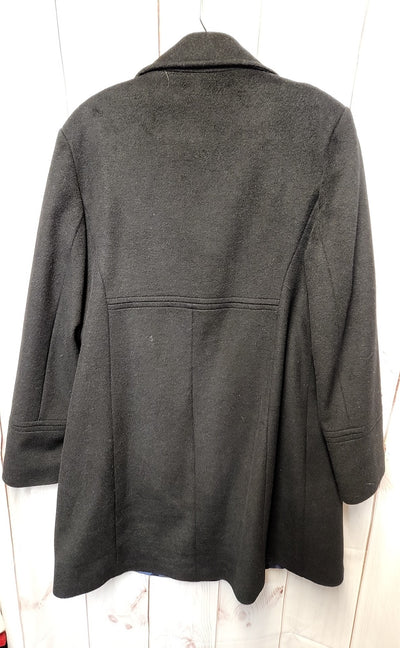 Larry Levine Women's Size 12 Black Coat