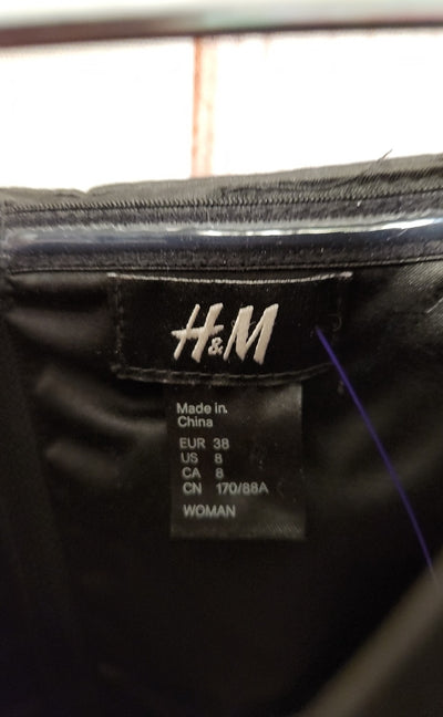H&M Women's Size 8 Black Dress
